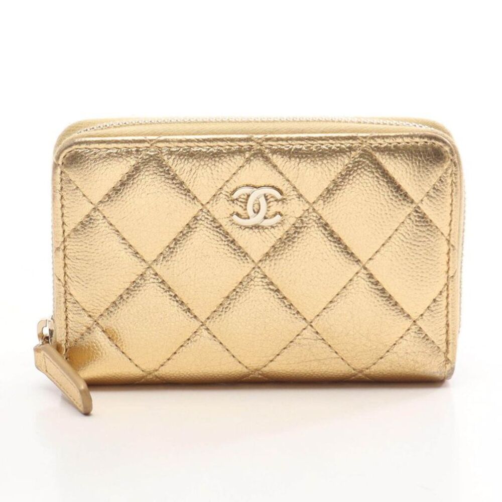 Chanel Matelasse Grained Calf Coin Case